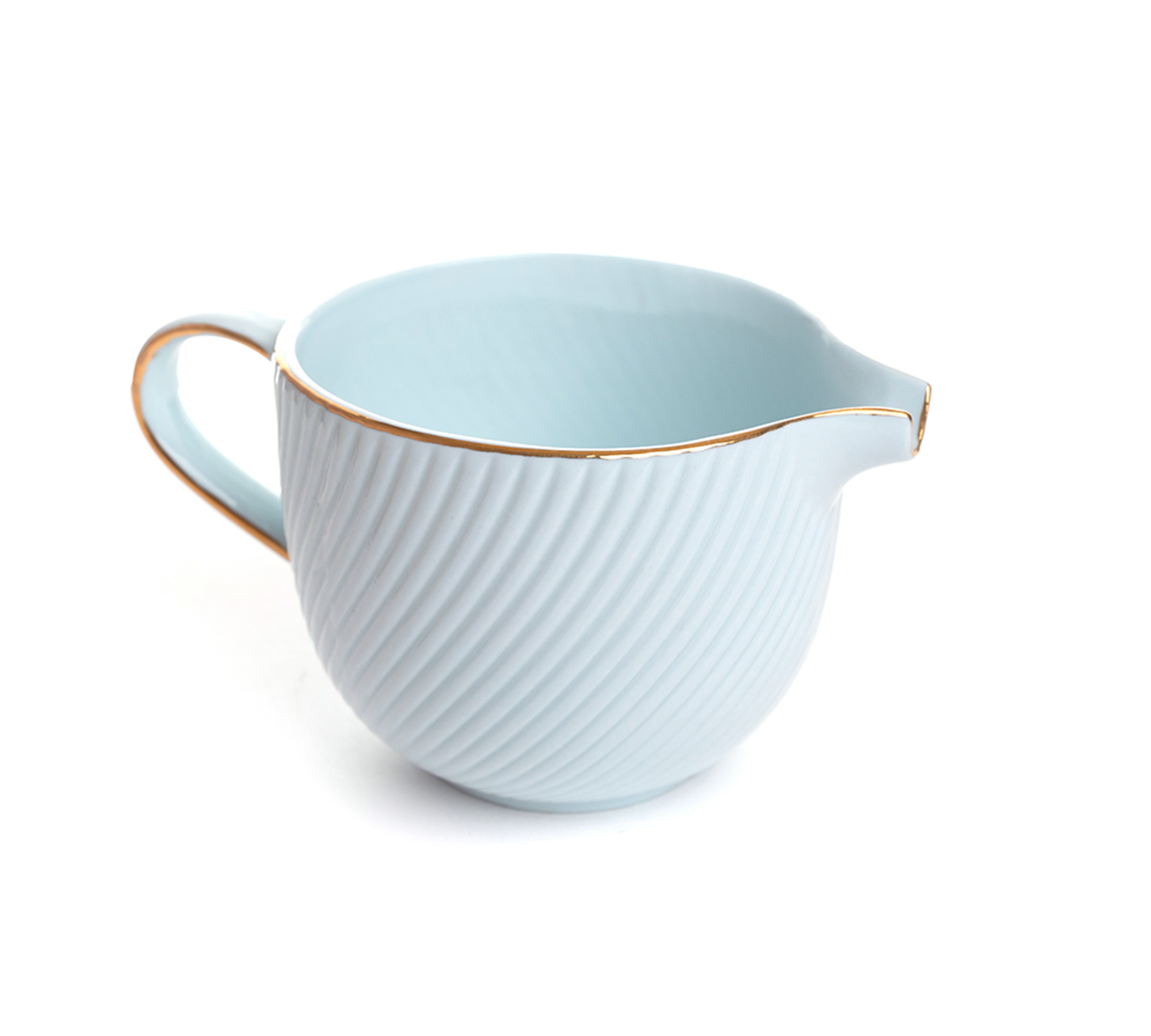 Liberty Stylish blue porcelain coffee creamer Liberty Stylish blue porcelain coffee creamer